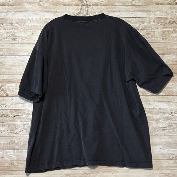 Vintage Iowa Barnstormers AFL T Shirt Adult XXL Black 1996 90s Cut Tag - Picture 6 of 8